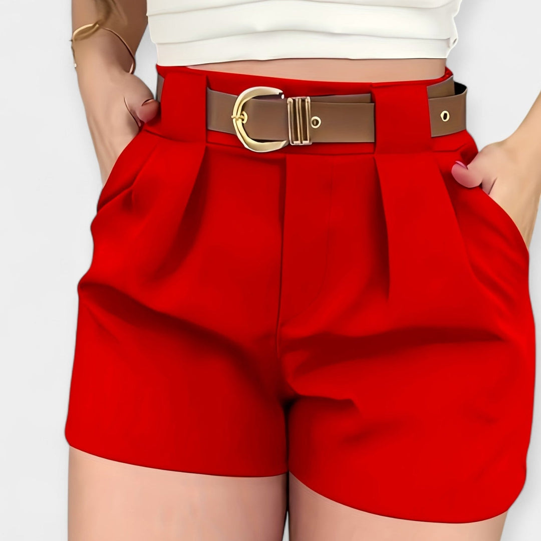 Falda de tiro alto pantalones cortos