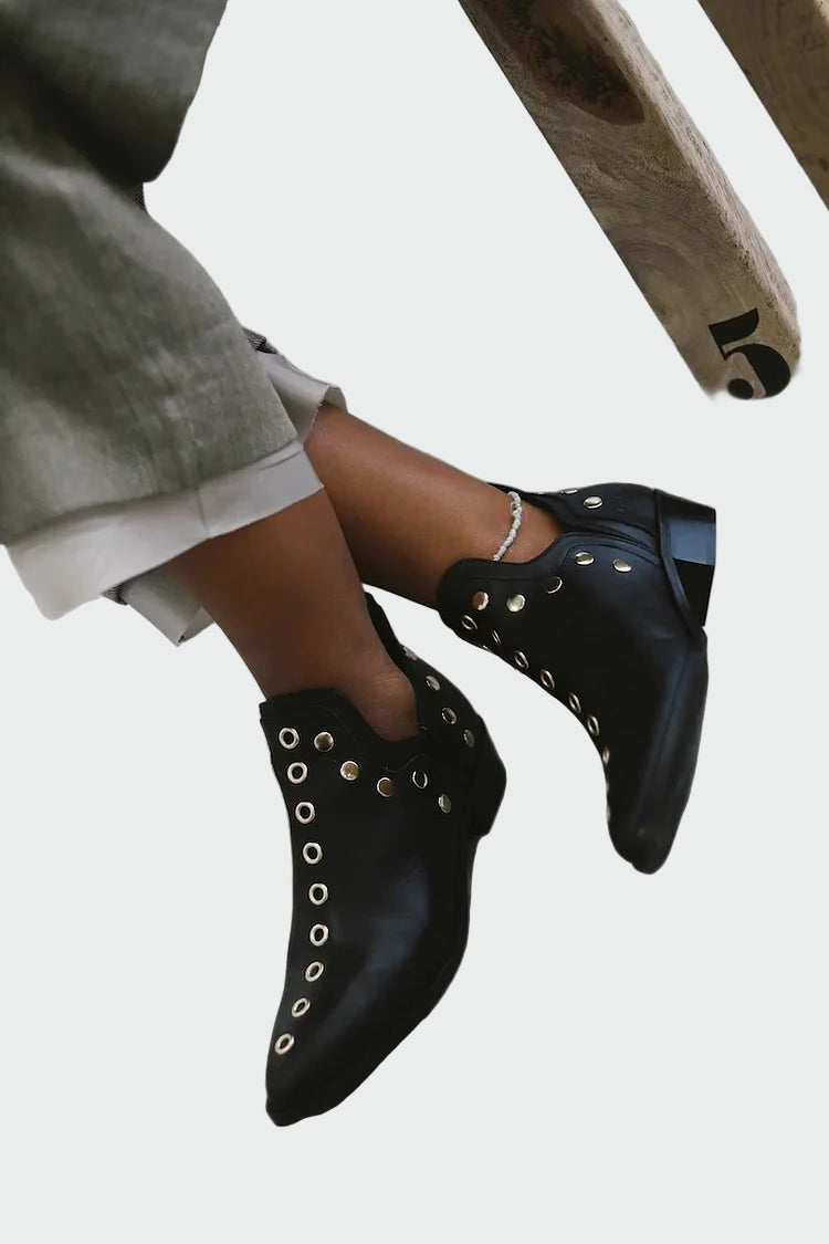 Magdaléna Zapatos de Cuero Elegantes con Hilos