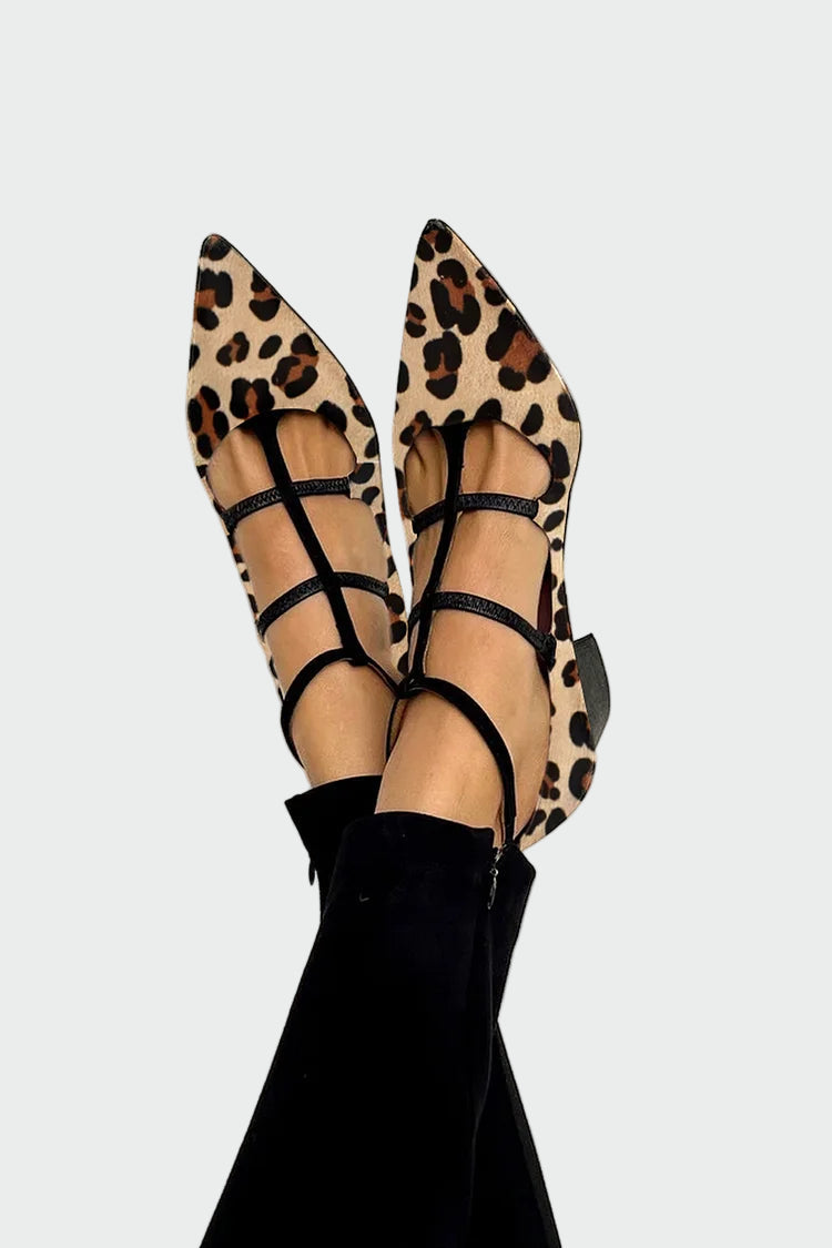 Karolína Zapatos Elegantes de Tacón Alto con Múltiples Tiras Delgadas