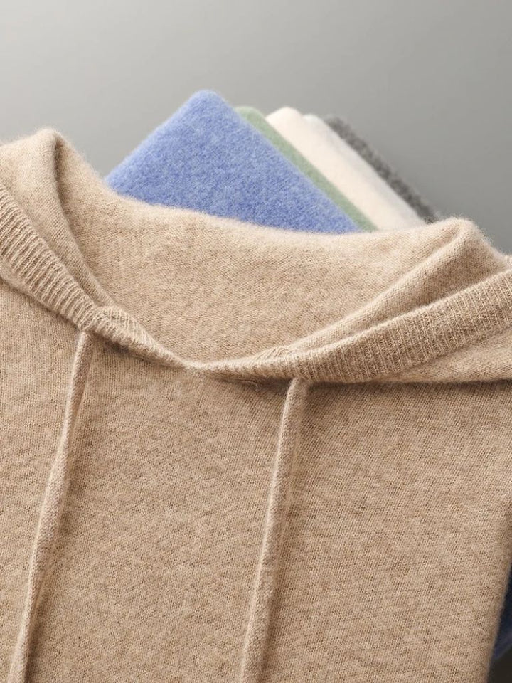 Sudadera con Capucha 100% Cachemira