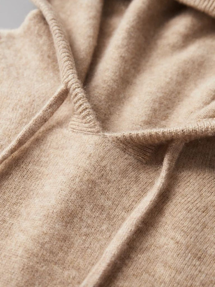 Sudadera con Capucha 100% Cachemira