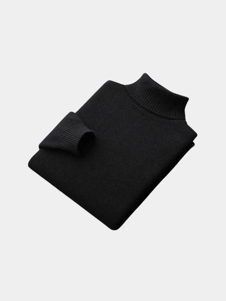 Suéter de Cuello Alto 100% Lana Merino