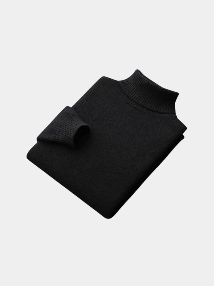 Suéter de Cuello Alto 100% Lana Merino