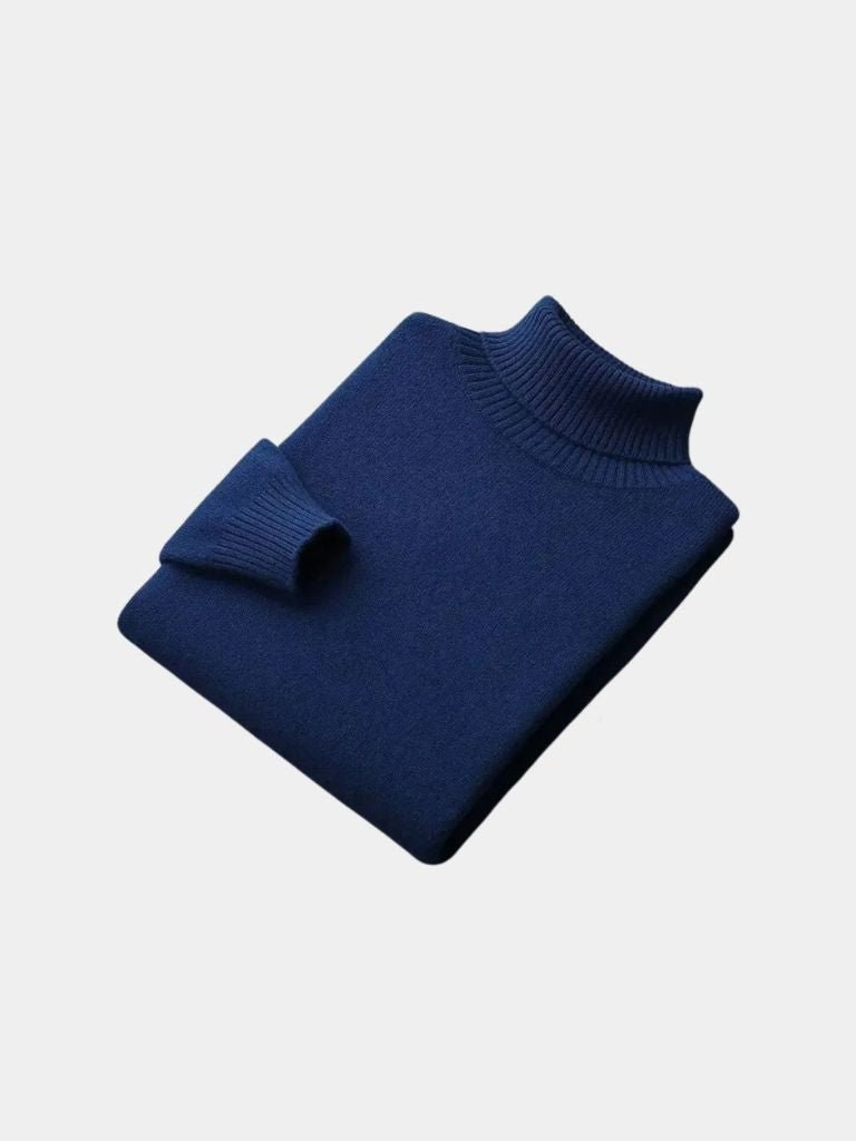 Suéter de Cuello Alto 100% Lana Merino