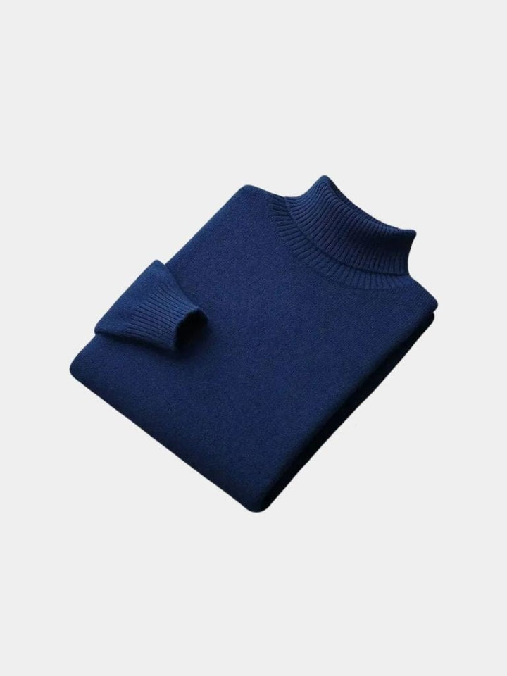 Suéter de Cuello Alto 100% Lana Merino