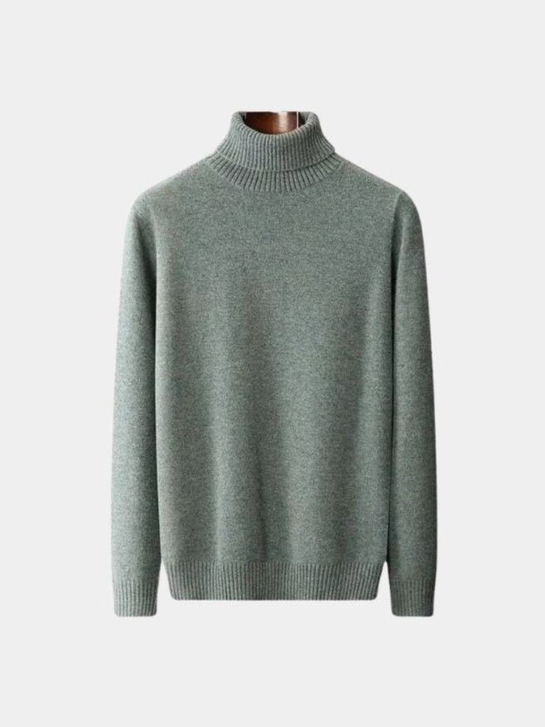 Suéter de Cuello Alto 100% Lana Merino