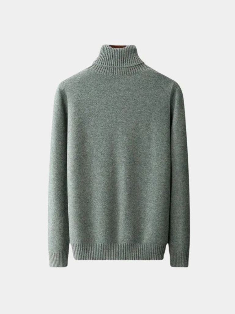 Suéter de Cuello Alto 100% Lana Merino