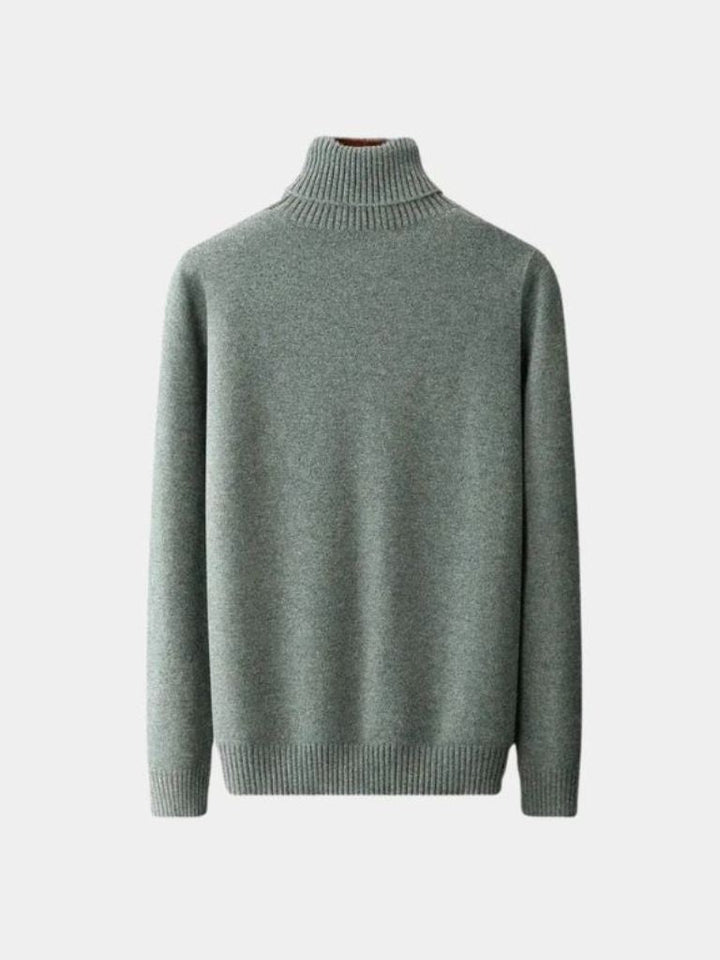 Suéter de Cuello Alto 100% Lana Merino