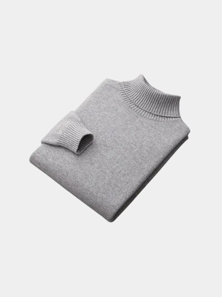 Suéter de Cuello Alto 100% Lana Merino