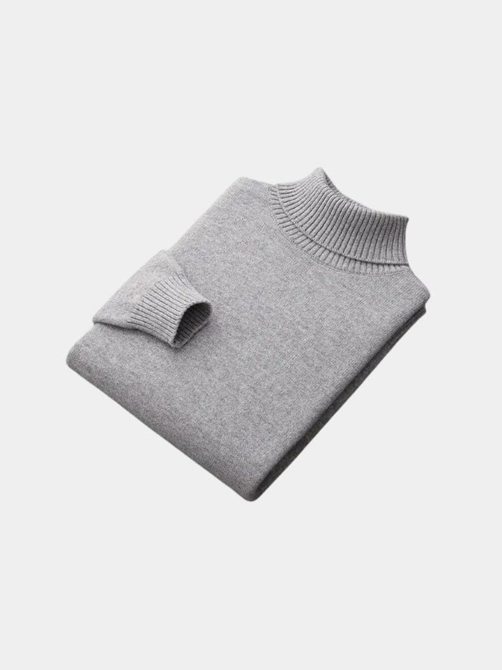 Suéter de Cuello Alto 100% Lana Merino