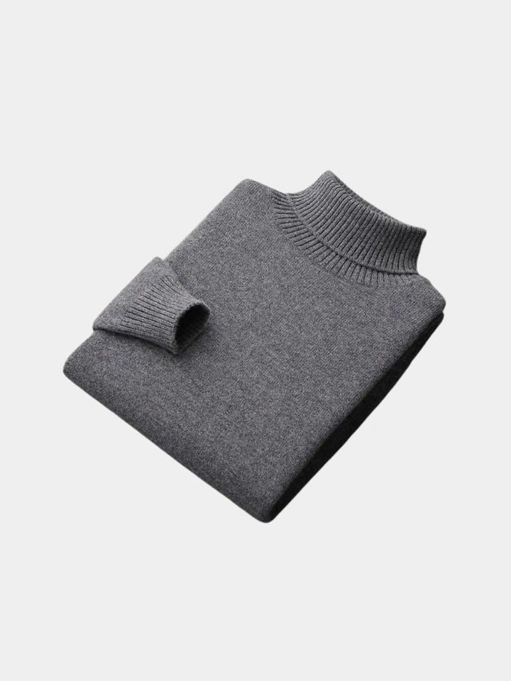 Suéter de Cuello Alto 100% Lana Merino