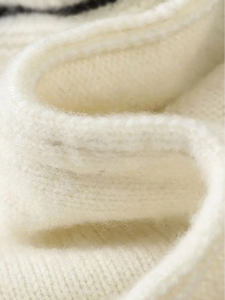 Suéter Pullover Fair Isle 100% Lana