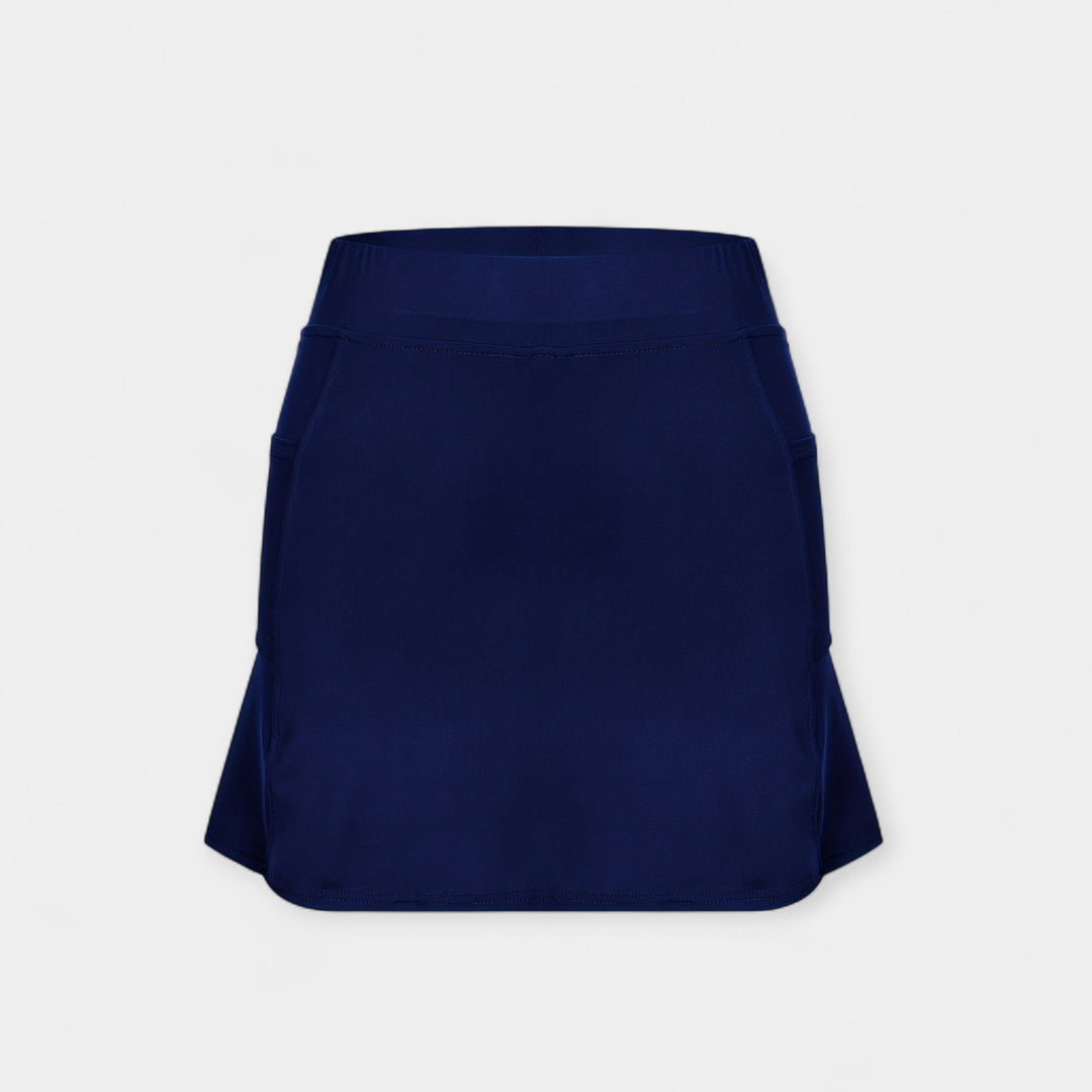 Pantalones cortos de cintura alta con falda