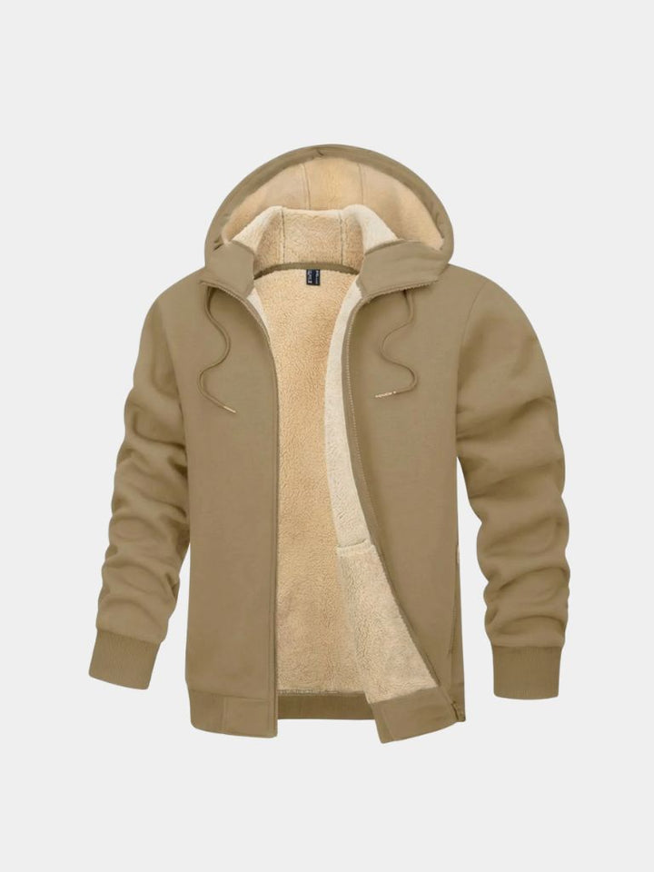 Chaqueta de Invierno con Capucha Sherpa