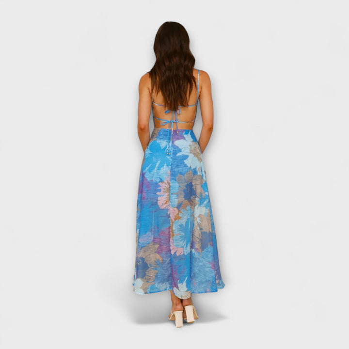 Audrey - Vestido con estampado floral para mujeres - Estiloso y atractivo