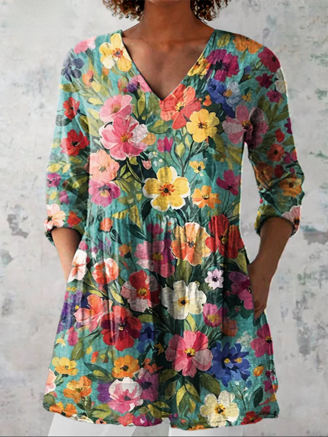 Nora | Blusa Larga con Escote en V €49,95