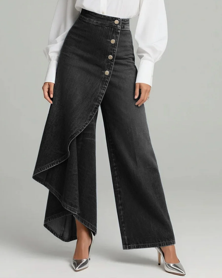 Pantalón de mezclilla con nudo
