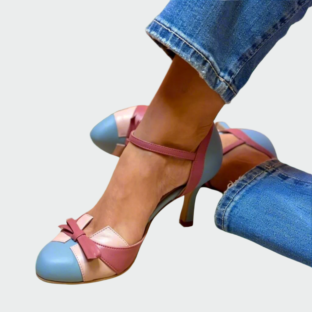 Karolína Zapatos de Satén de Lujo con Lazo