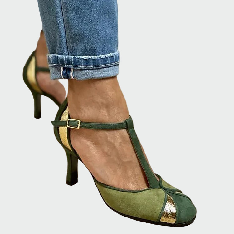 Sára Elegante TaconesAltosConCorreaEstiloModernoComodidad