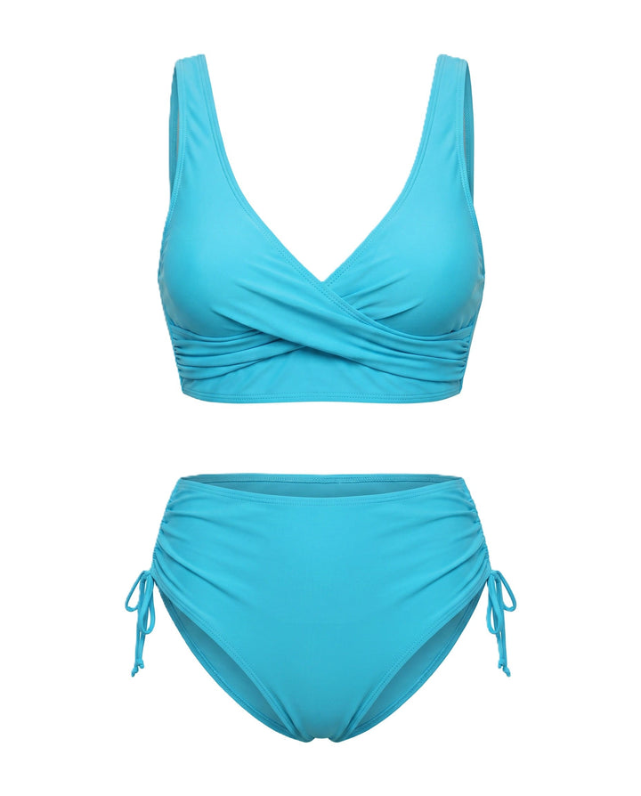 Balbina™ | Bikini con detalle twist frontal y copas extraíbles