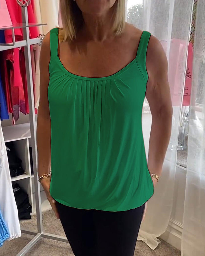 Robin™ | Top de verano sin mangas con cuello redondo