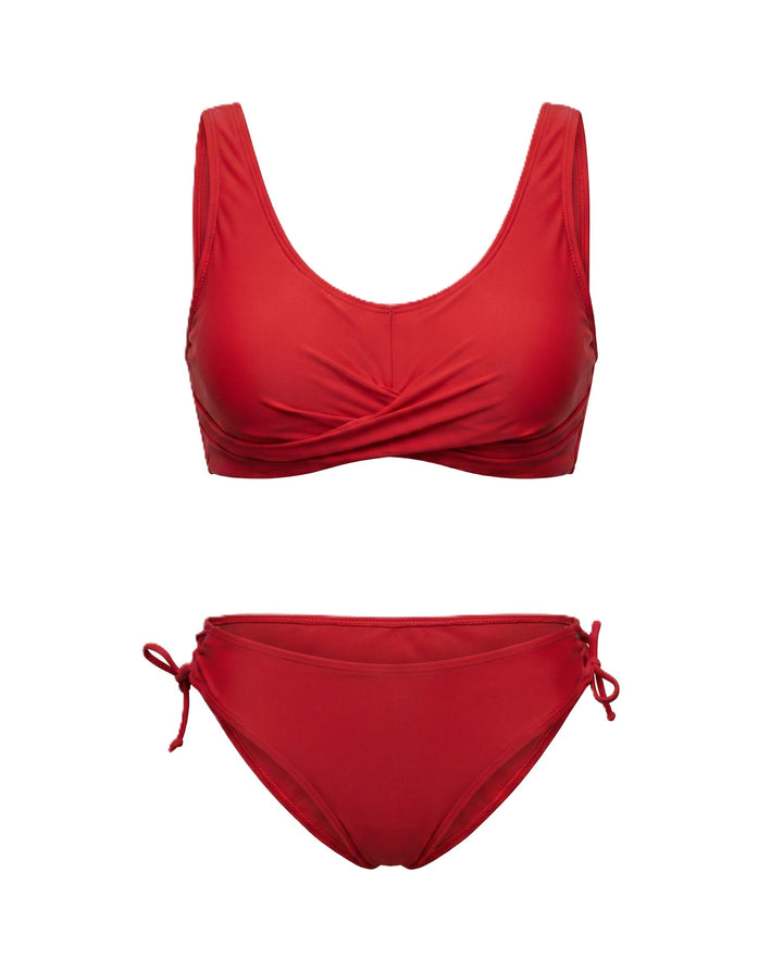 Balbina™ | Bikini con detalle twist frontal y copas extraíbles
