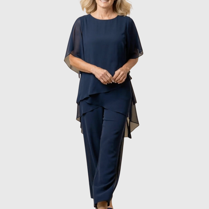 Conjunto Palazzo Drapeado | Look Día y Noche