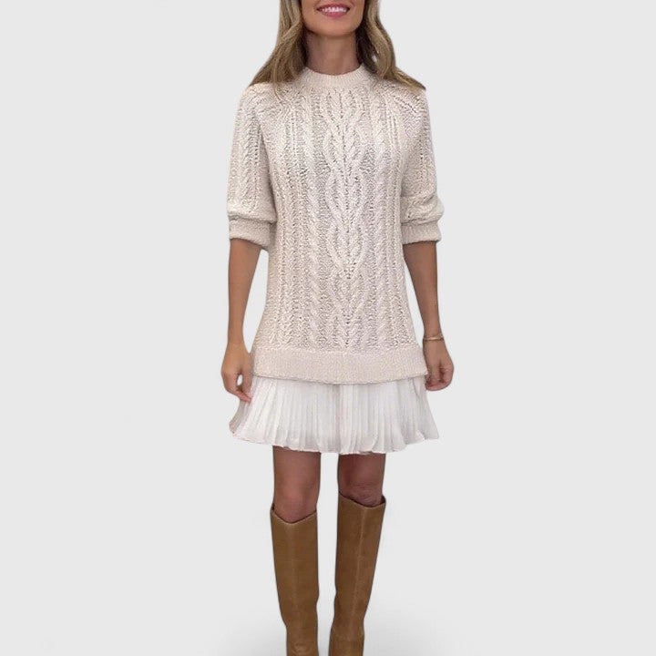 Ashlyndora – Vestido de suéter elegante