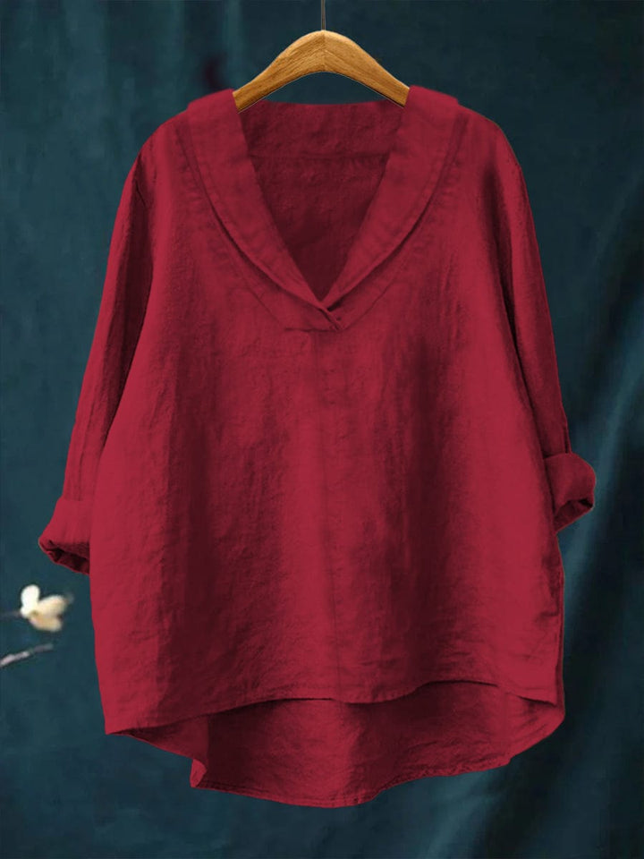 Hortense™ | Blusa fluida de cuello en V