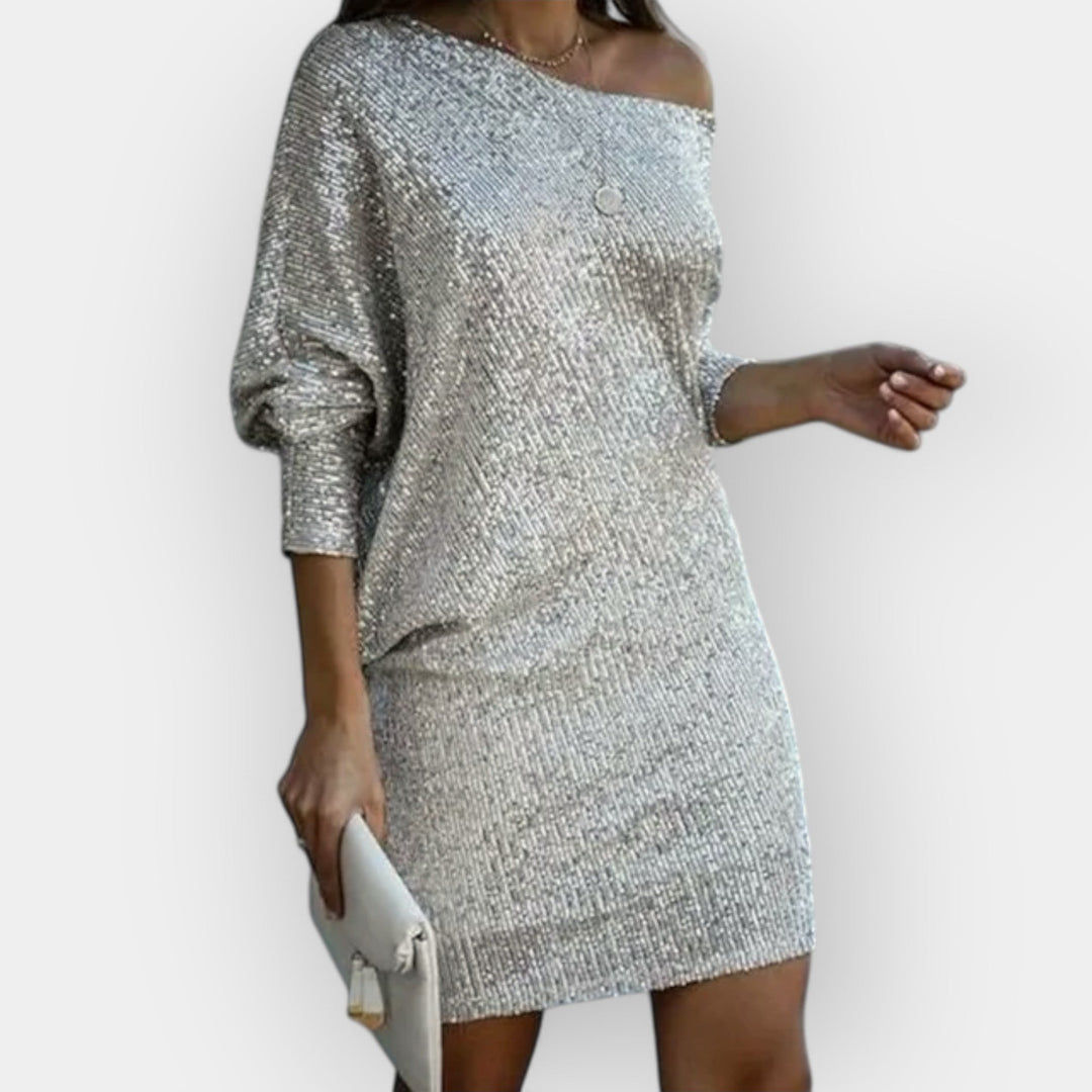 Lana - Vestido de Noche con Brillo