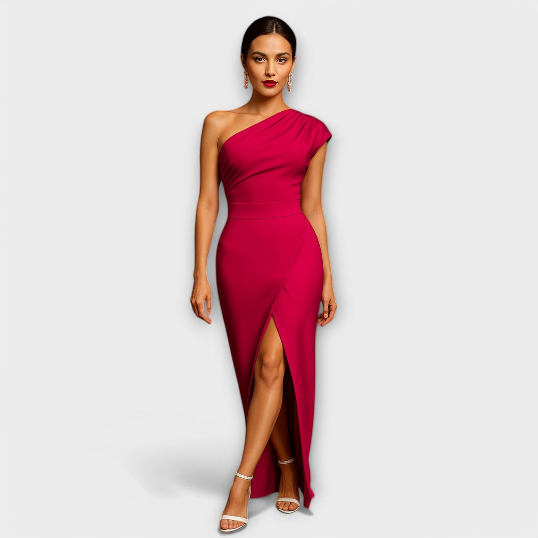 Elegantes vestidos de noche asimétricos