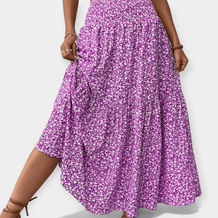 Sára - Falda con estampado floral