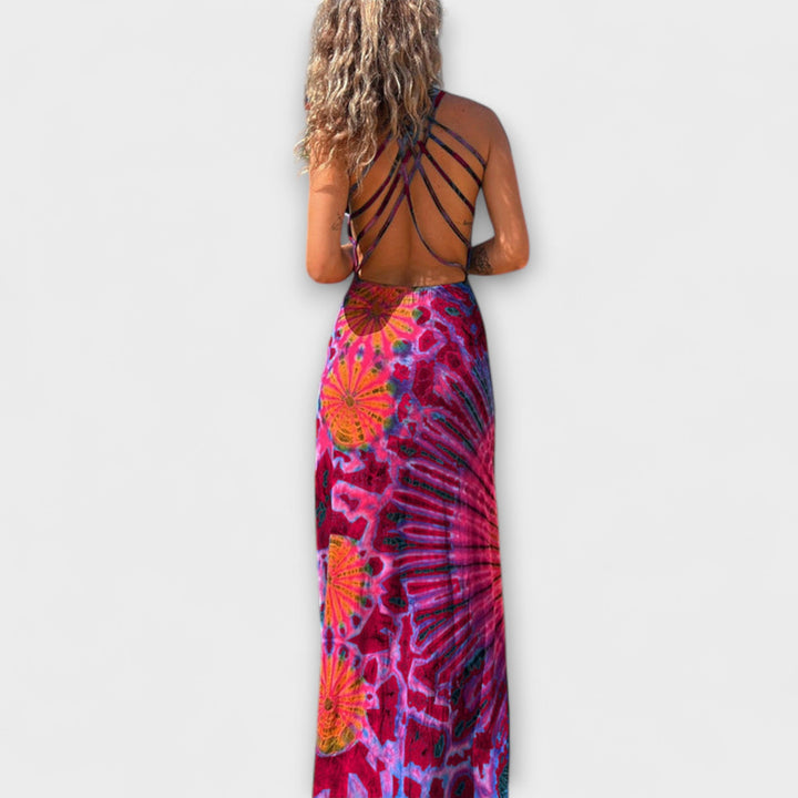 Ronja - La Bamba Maxi Vestido Tie-Dye