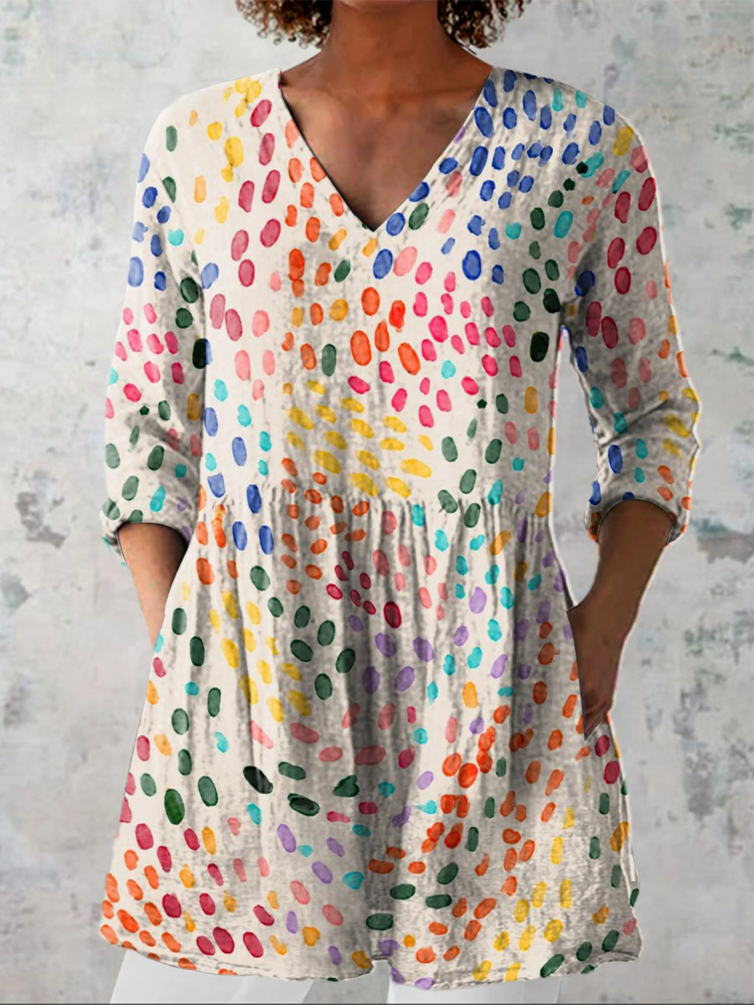 Pauline | Blusa Larga con Escote en V €49,95