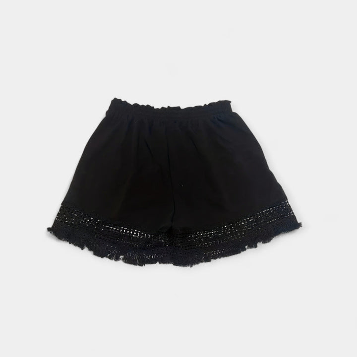 Shorts con encaje