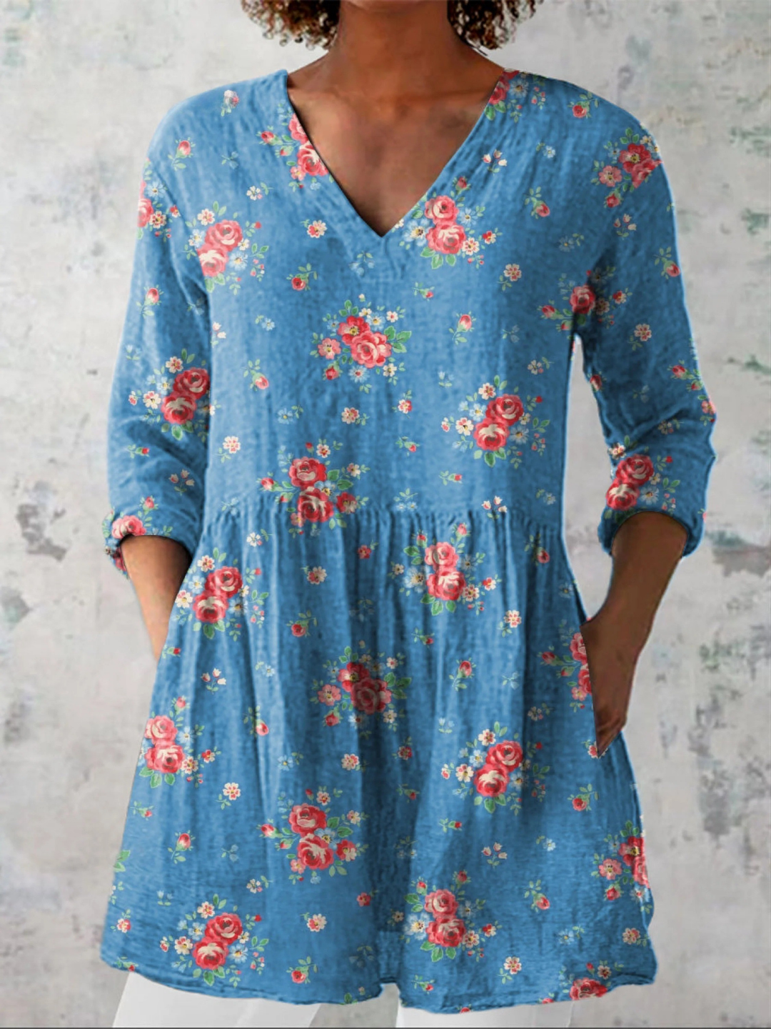 Melanie | Blusa Larga con Escote en V €49,95