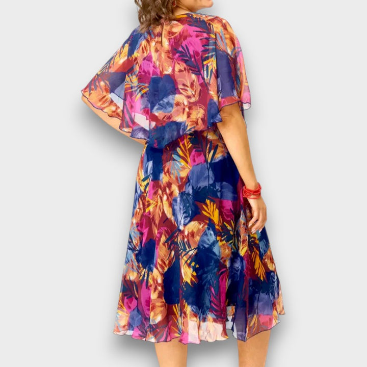 BARBARA - VESTIDO DE CHIFFON CÓMODO