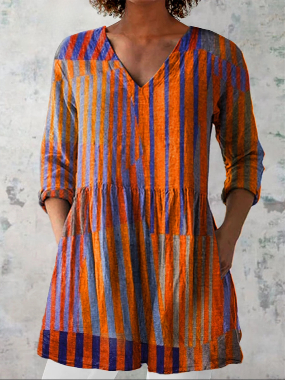Nadia | Blusa Larga con Escote en V €49,95