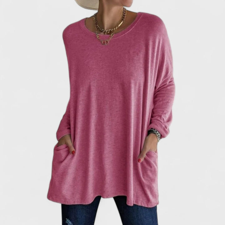 Moira – Top suelto con mangas largas