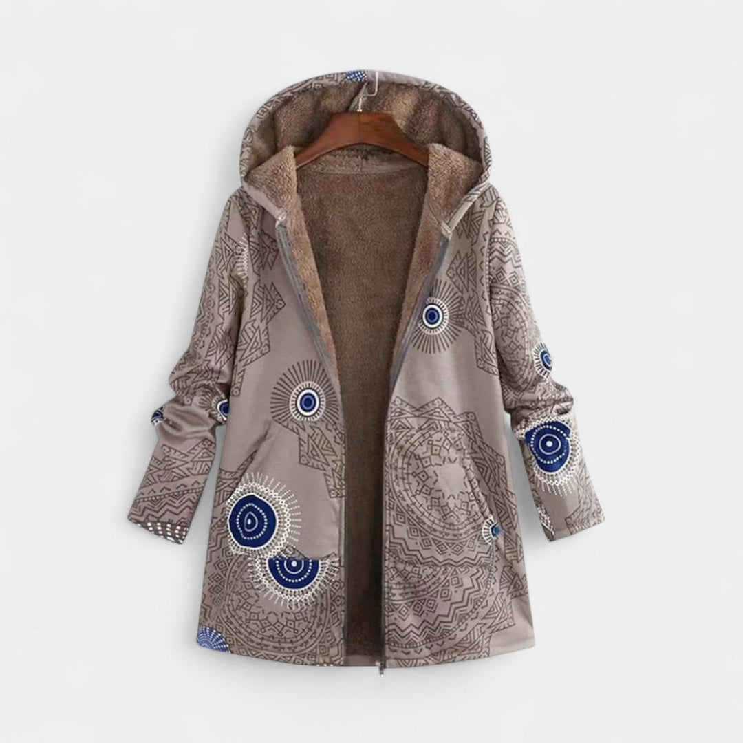 Lara – Parka de invierno elegante con capucha