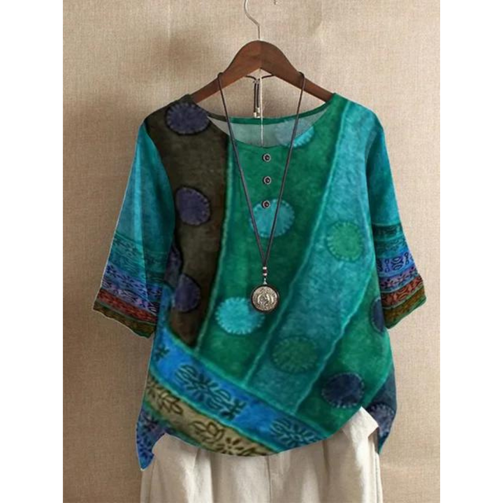 Valerie - Top boho colorido