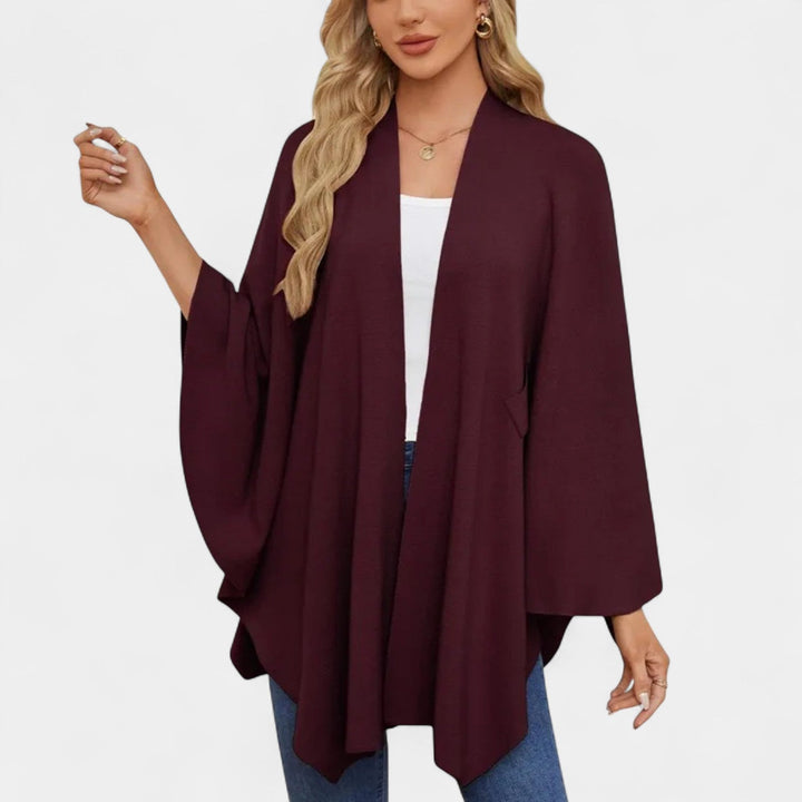 Daniela – Poncho elegante con nudo