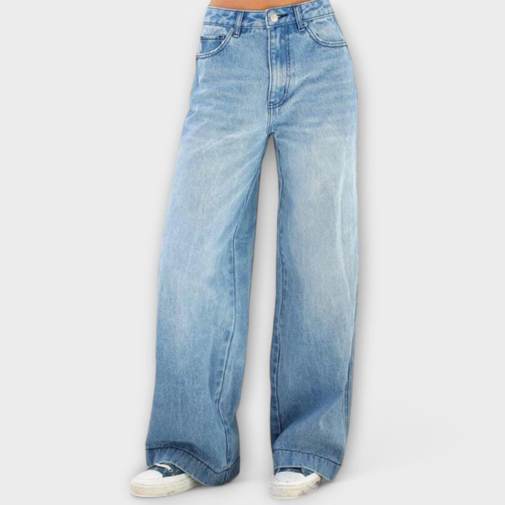 Marem - Pantalones anchos para mujer
