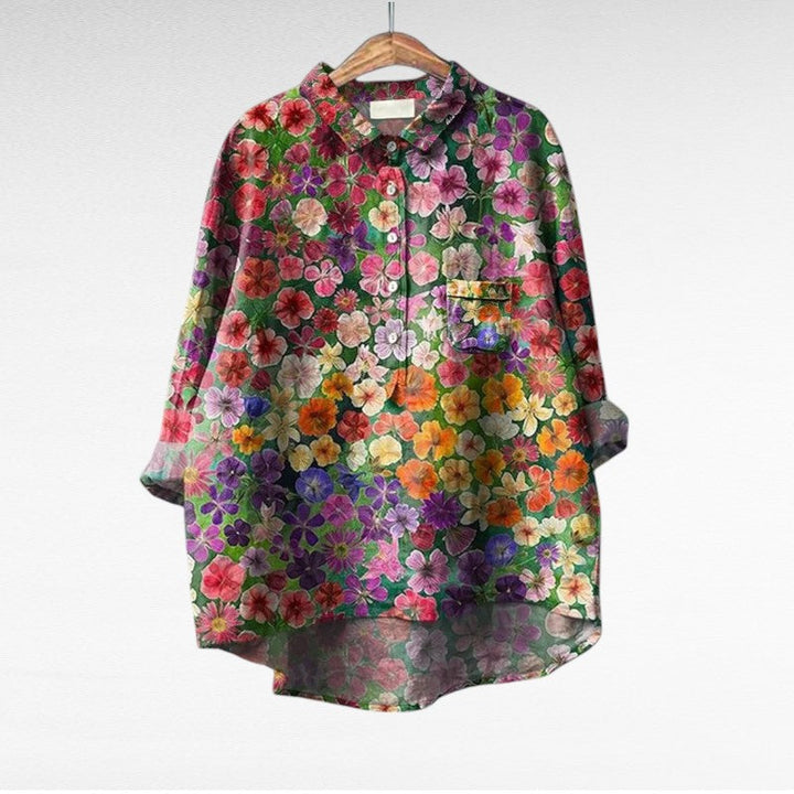 Esmée™ | Blusa floral artística