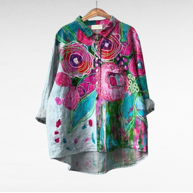 Esmée™ | Blusa floral artística