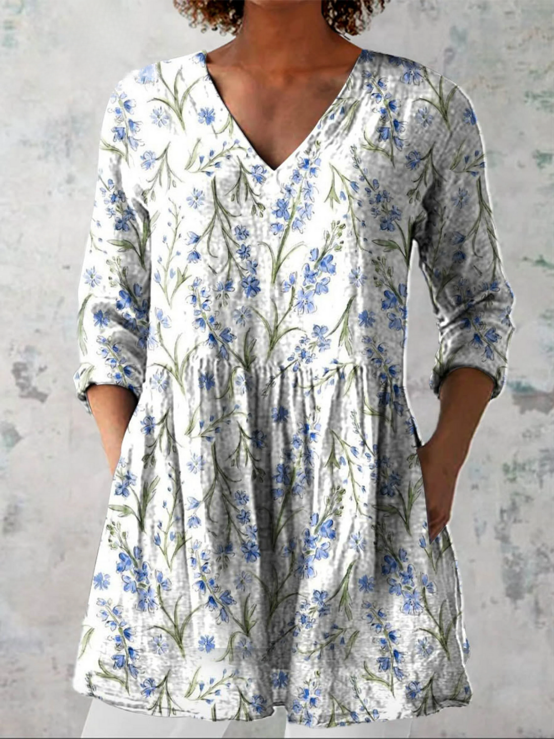 Jeanne | Blusa Larga con Escote en V €49,95