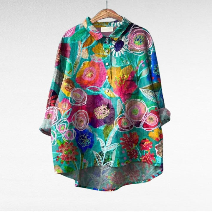 Esmée™ | Blusa floral artística