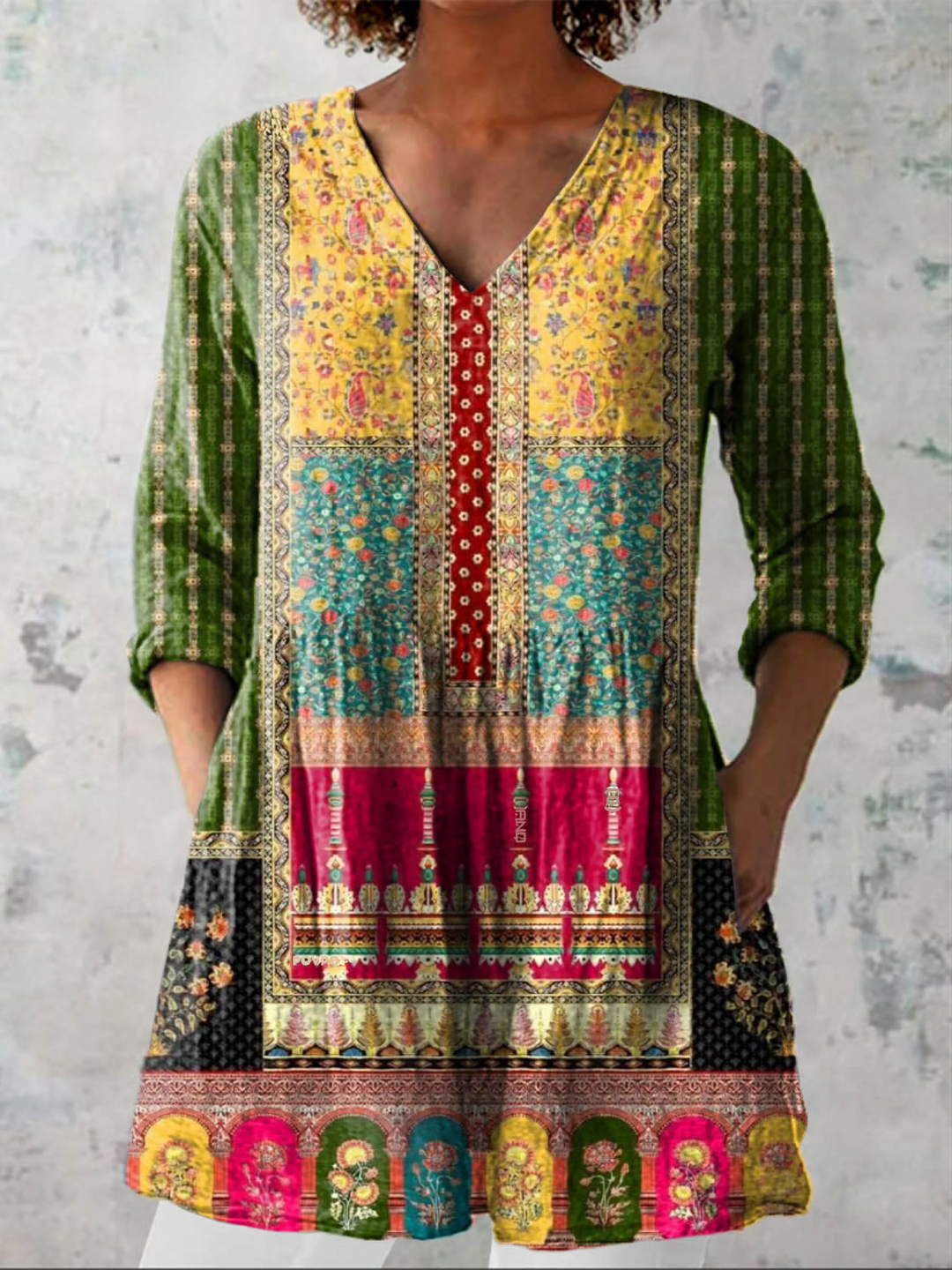 Emilie | Blusa Larga con Escote en V €49,95