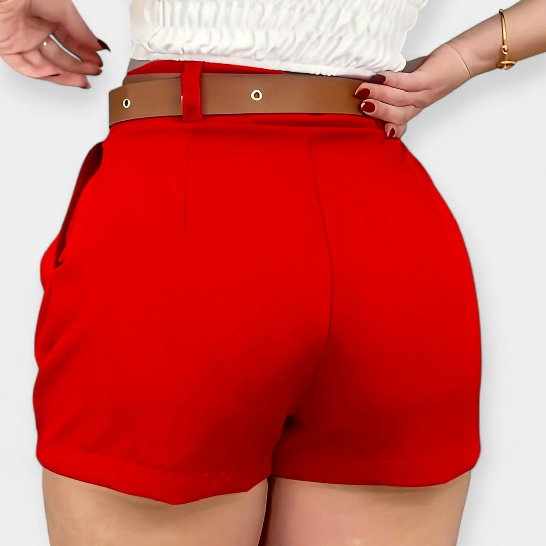 Falda de tiro alto pantalones cortos