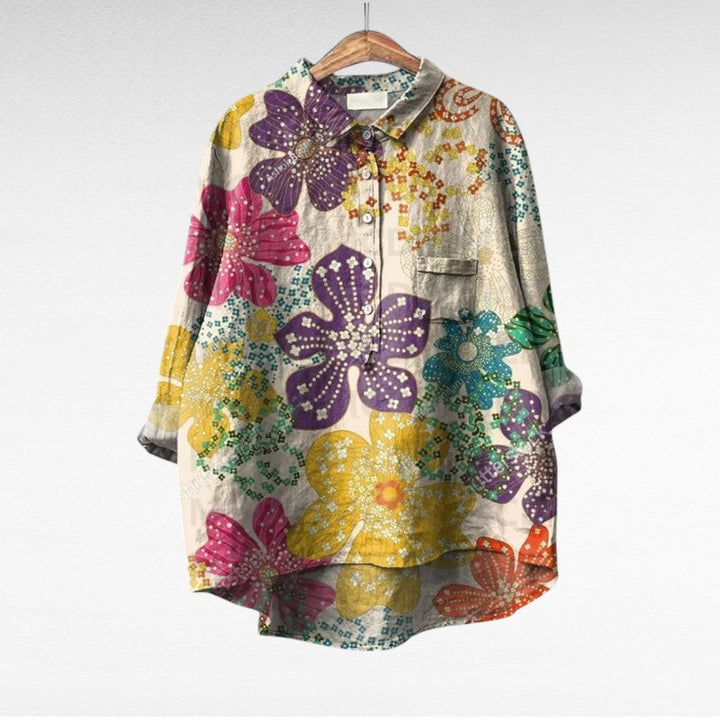 Esmée™ | Blusa floral artística